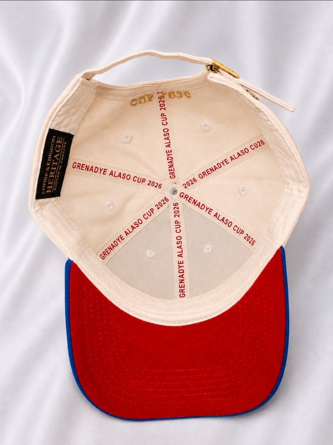Ayiti Heritage Premium Hat Blue/Cream