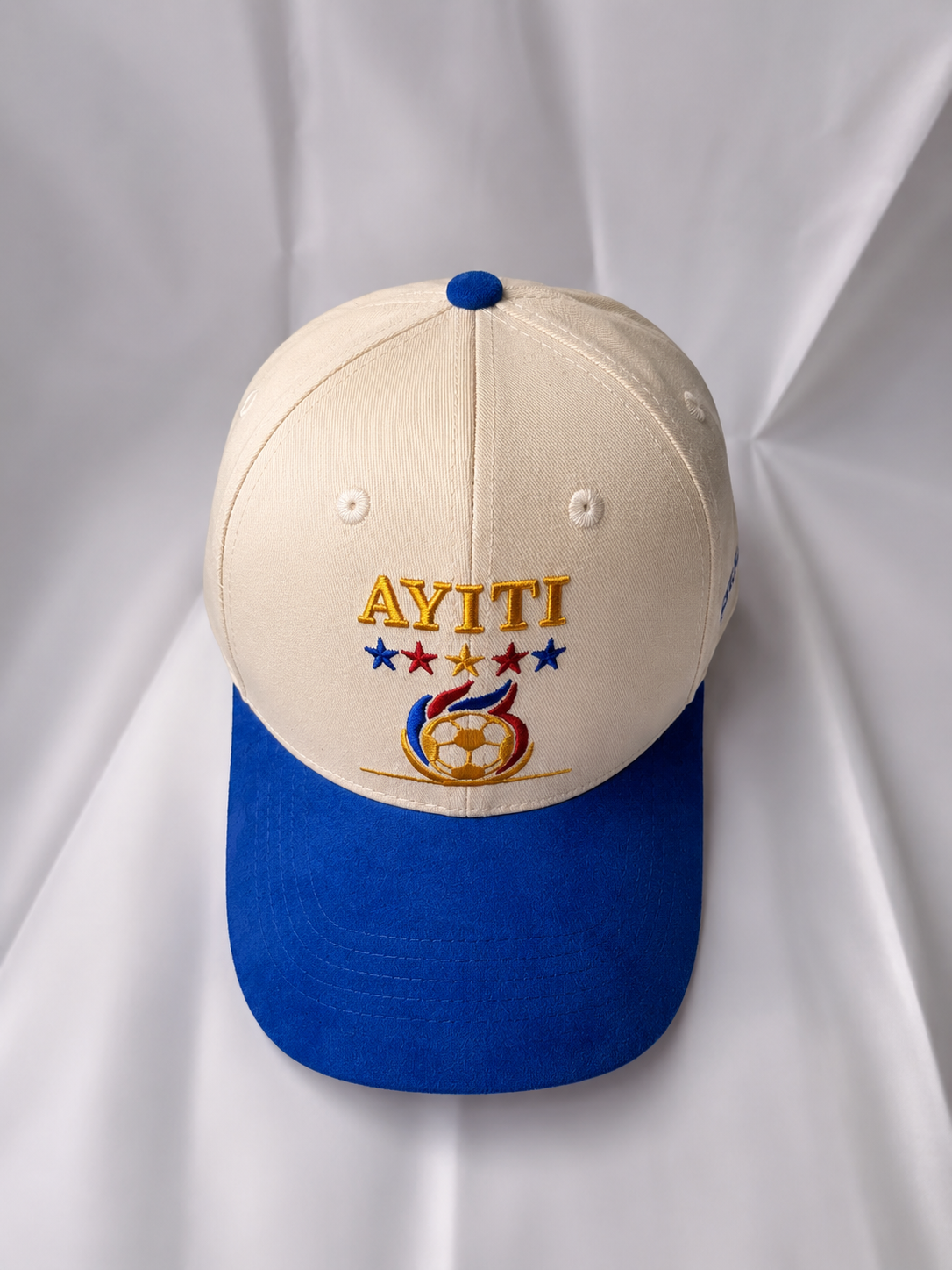 Ayiti Heritage Premium Hat Blue/Cream