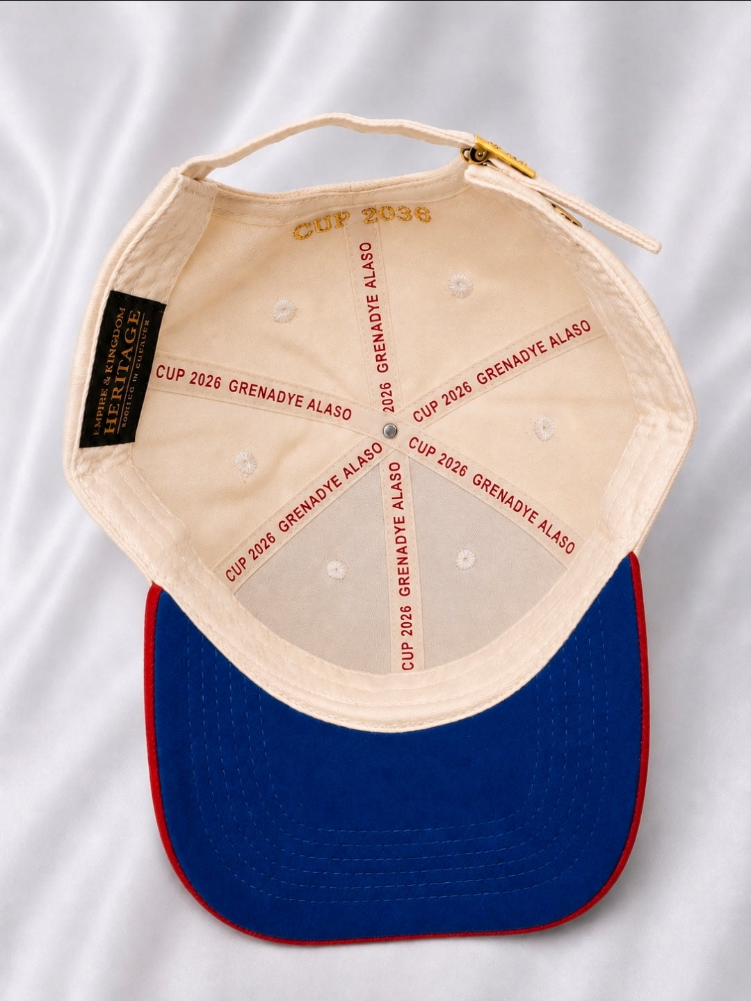 Ayiti Heritage Premium Hat Red/Cream